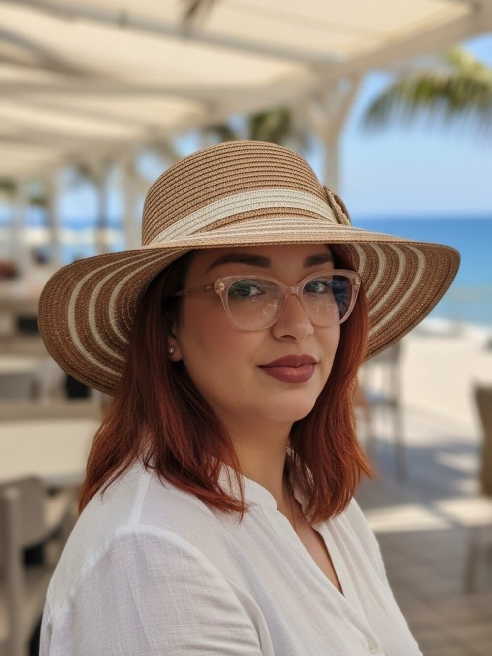 Chic Wide Brim Straw Hat